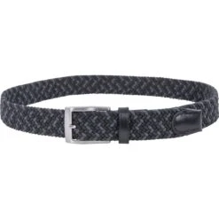 Alberto Gürtel Braided, Anthrazit/schwarz