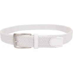 Alberto Gürtel Braided, Weiß
