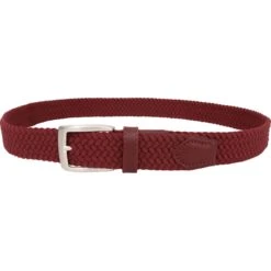 Alberto Gürtel Damen Stretch, Weinrot