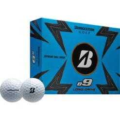 Bridgestone Golfbälle E9 Long Drive - 12er Pack, Weiß
