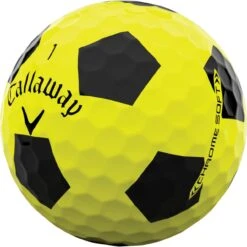 Callaway Chrome Soft Truvis Golfbälle - 12er Pack, Gelb/schwarz -Titlei Golfs Geschaft callaway chrome soft truvis golfbaelle 12er pack gelbschwarz gelb 11141643 3o8TRf1JWWwn3s 1280x1280