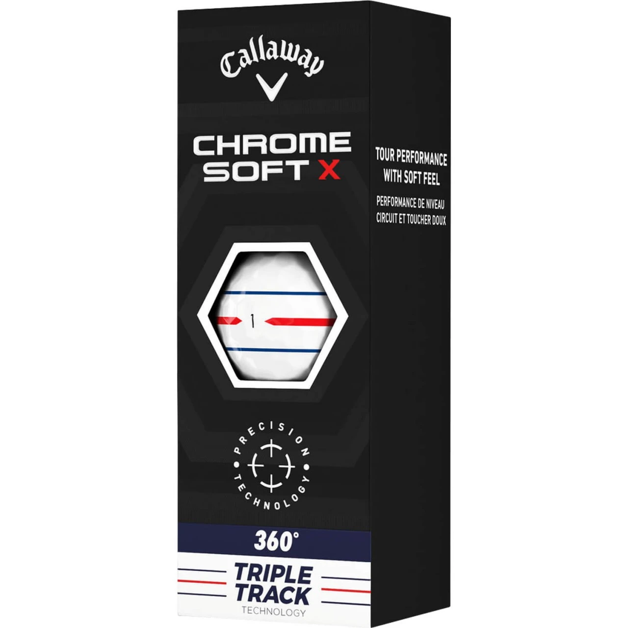 Callaway Chrome Soft X 360 Triple Track Golfbälle-12er Pack, Weiß 5 Callaway Chrome Soft X 360 Triple Track Golfbälle-12er Pack, Weiß – Bild 3