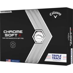 Callaway Chrome Soft X TripleTrack Golfbälle - 12er Pack, Weiß