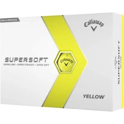 Callaway Supersoft 23 Golfbälle - 12er Pack, Gelb