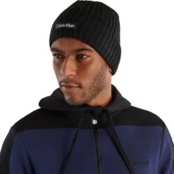 Calvin Klein Golf Beanie Chunky Knit, Schwarz -Titlei Golfs Geschaft calvin klein golf beanie chunky knit schwarz schwarz 5059844 5 1280x1280