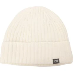 Calvin Klein Golf Beanie Waldorf Cable, Natur