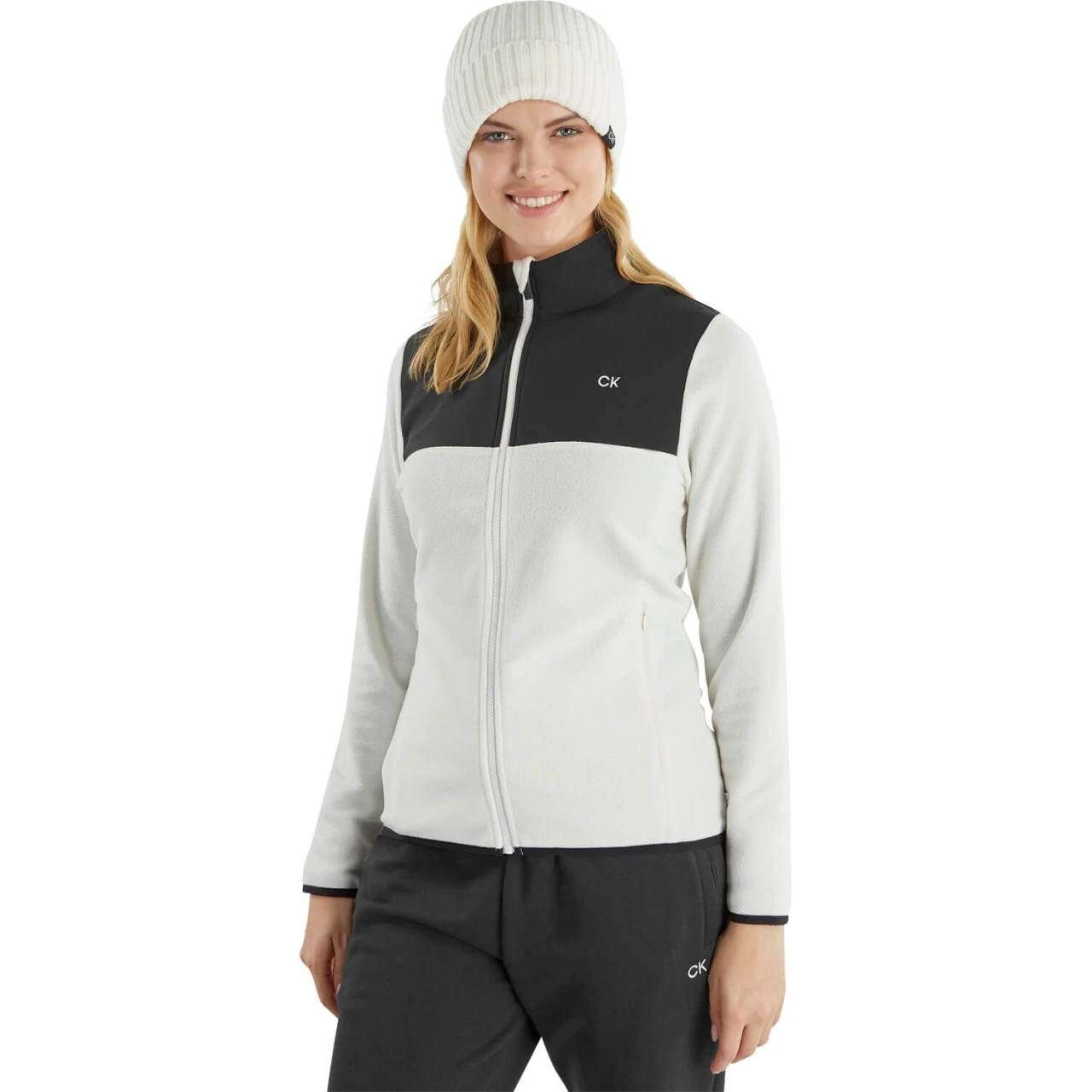 Calvin Klein Golf Beanie Waldorf Cable, Natur 8 Calvin Klein Golf Beanie Waldorf Cable, Natur – Bild 6