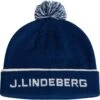 J.Lindeberg J. LINDEBERG Beanie Stripe, Dunkelblau -Titlei Golfs Geschaft j lindeberg beanie stripe dunkelblau blau 5062044 1 1280x1280