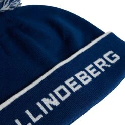 J.Lindeberg J. LINDEBERG Beanie Stripe, Dunkelblau -Titlei Golfs Geschaft j lindeberg beanie stripe dunkelblau blau 5062044 3 1280x1280