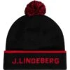 J.Lindeberg J. LINDEBERG Beanie Stripe, Schwarz -Titlei Golfs Geschaft j lindeberg beanie stripe schwarz schwarz 5062044 1 1280x1280