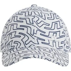 J.Lindeberg J. LINDEBERG Cap Collin Print, Weiß/schwarz