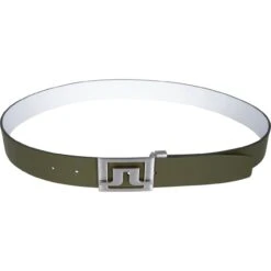 J.Lindeberg J. LINDEBERG Gürtel Slater, Oliv/weiß