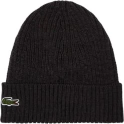 LACOSTE Mütze Beanie, Dunkelgrau