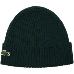 LACOSTE Mütze Beanie, Dunkelgrün
