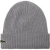 LACOSTE Mütze Beanie, Grau -Titlei Golfs Geschaft lacoste muetze beanie grau grau 5063046 1 1280x1280