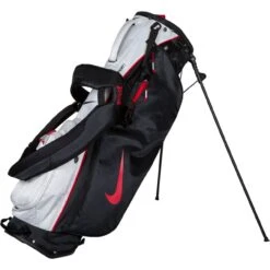 Nike Golf Standbag Sport Lite, Weiß/rot