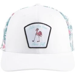 Puma Cap PTC Flamingo, Weiß/silber -Titlei Golfs Geschaft puma cap ptc flamingo weisssilber weiss 5059324 3 1280x1280