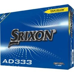Srixon AD333 (10) Golfbälle - 12er Pack, Gelb