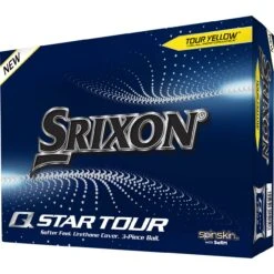 Srixon Q-Star Tour Golfbälle - 12er Pack, Gelb