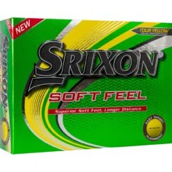 Srixon Soft Feel Herren Golfbälle 2021 - 12er Pack, Gelb