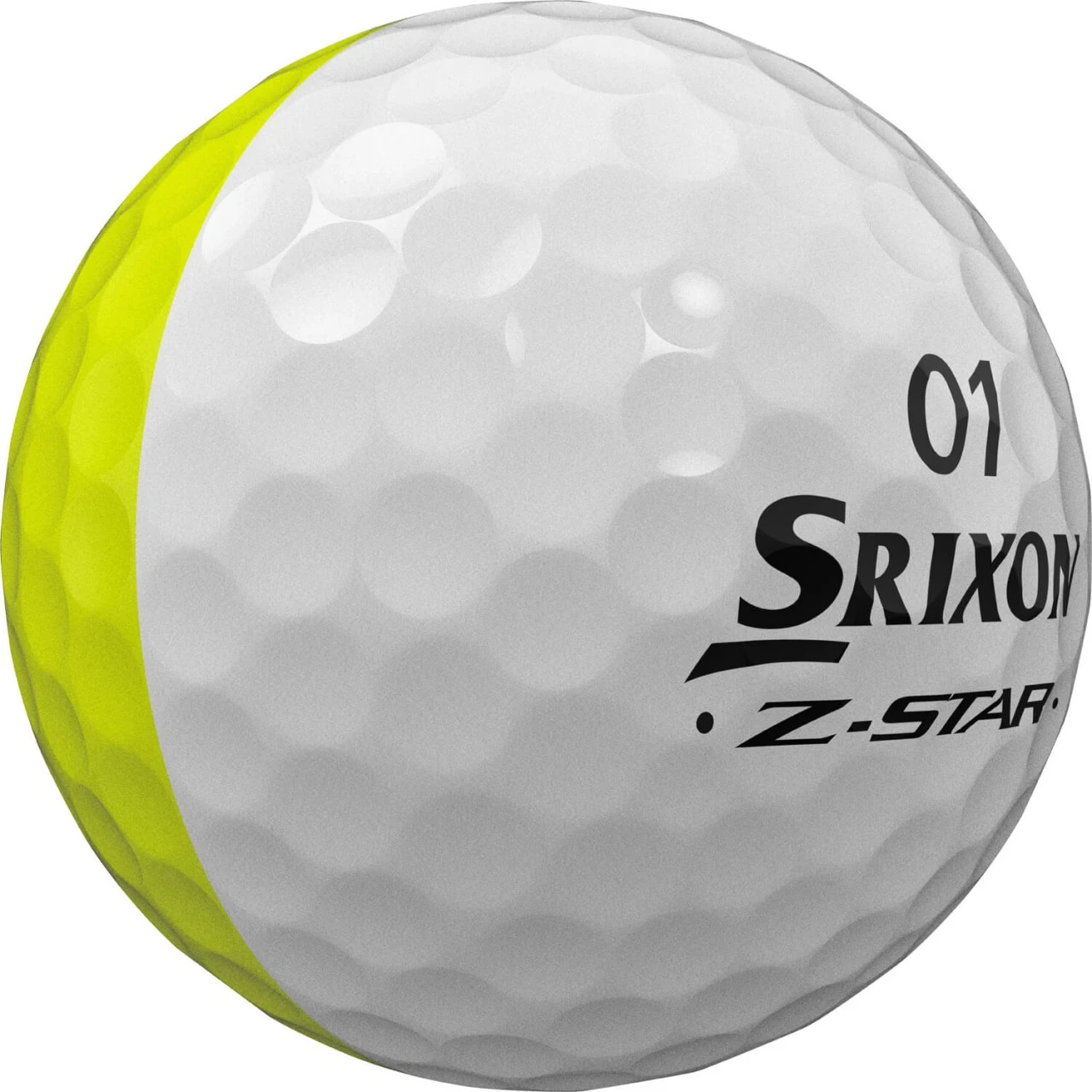 Srixon Z-Star Divide Golfbälle - 12er Pack, Weiß/gelb 6 Srixon Z-Star Divide Golfbälle - 12er Pack, Weiß/gelb – Bild 4
