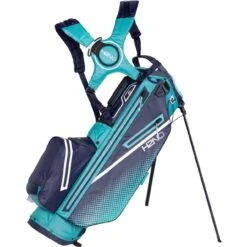 Sun Mountain Standbag H2NO 14, Navy/türkis
