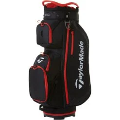 TaylorMade Pro Cartbag, Schwarz/rot