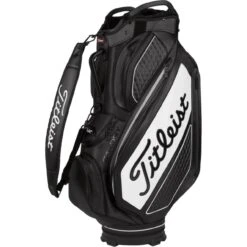 Titleist Cartbag Premium StaDry Tour Collection, Schwarz/weiß