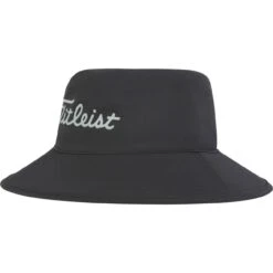 Titleist Fischerhut StaDry Bucket Wasserdicht, Schwarz