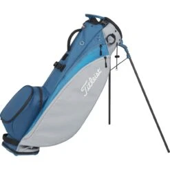 Titleist Players 4 Carbon Standbag, Grau/blau