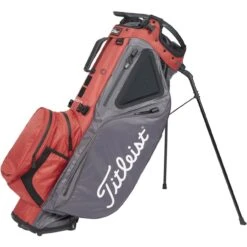 Titleist Standbag Hybrid 14 StaDry, Rot/grau