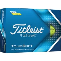 Titleist Tour Soft 2022 Golfbälle - 12er Pack, Gelb