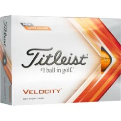 Titleist Velocity 2022 Golfbälle - 12er Pack, Orange